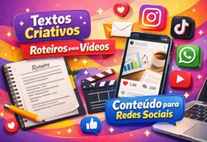 Eu vou ajudar a sua empresa com conteúdos para redes sociais
