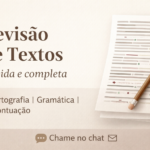 Eu vou fazer revisão de textos rápida