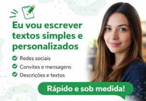 Eu vou Fazer Texto personalizados para redes sociais