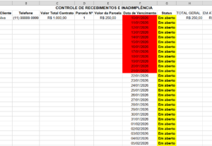 Eu vou criar planilha financeira com alertas automaticos