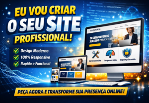 Eu vou desenvolver um site, portfolio ou sistema para você