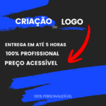 Eu vou criar uma logo personalizada profissional em até 5 hr...