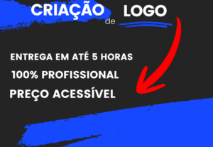 Eu vou criar uma logo personalizada profissional em até 5 hr...