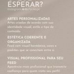 Eu vou fazer as artes do seu instagram