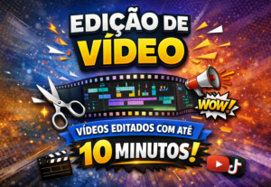 Eu vou dar vida ao seu vídeo com uma edição envolvente