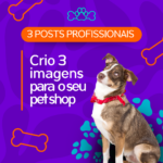 Eu vou Criar 3 Artes para Instagram - Pet Shop