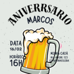 Eu vou fazer Design de flyers e convites para seu evento.