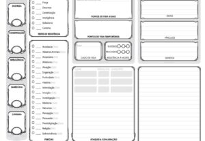 Eu vou criar uma ficha de RPG DnD5e para você.
