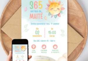 Eu vou fazer convite digital criativo e exclusivo