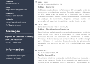 Eu vou fazer seu currículo e atualizar seu Linkedin