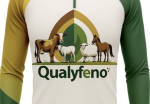 Eu vou criar uma arte de camiseta de empresa de Feno