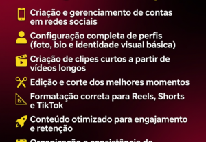 Eu vou ser seu clipador de vídeos para Reels, Shorts e TikTo...