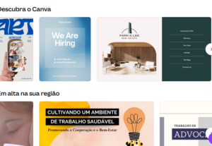 Eu vou fazer uma apresentação de slides em Canva para você