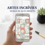 Eu vou criar 3 artes profissionais.