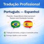 Eu vou Traduzir seus textos Espanhol