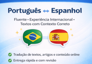 Eu vou Traduzir seus textos Espanhol