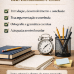 Eu vou Fazer redações bem estruturadas e claras