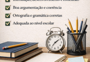 Eu vou Fazer redações bem estruturadas e claras