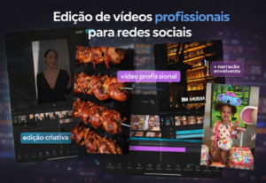 Eu vou Criar e editar vídeos profissionais.