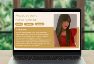 Eu vou fazer um site para você divulgar seu trabalho
