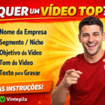 Eu vou fazer um vídeo para sua empresa/marca/loja