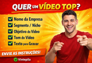 Eu vou fazer um vídeo para sua empresa/marca/loja