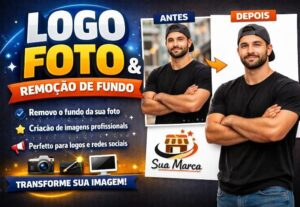 Eu vou Remover fundos de fotos e crio logo/foto