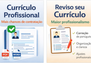 Eu vou revisar e melhorar seu currículo profissional
