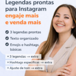 Eu vou fazer Legendas prontas para Instagram