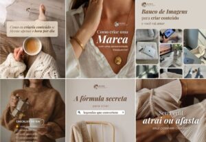 Eu vou criar 10 artes profissionais no Canva para o seu Inst...