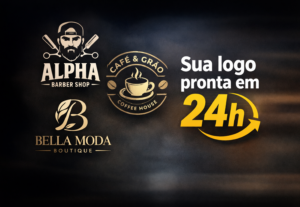 Eu vou criar um logotipo sob medida para a sua marca