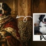 Eu vou criar uma arte design estilo clássico sua com seu pet