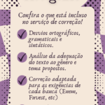 Eu vou corrigir sua redação para o Enem e demais vestibulare...