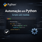 Eu vou criar sua automação em Python para tarefas repetitiva...
