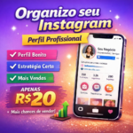 Eu vou Organizar seu Instagram Profissional