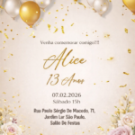 Eu vou fazer um convite para qualquer ocasião