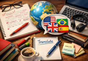 Eu vou fazer Tradução de textos inglês e italiano