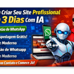 Eu vou fazer seu site com ia em 3 dias.
