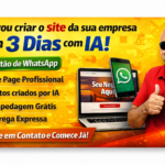 Eu vou fazer seu site com ia em 3 dias.