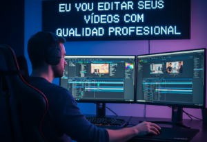 Eu vou Editar seus vídeos com a qualidade Profissional
