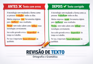 Eu vou corrigir e revisar seu texto com atenção aos detalhes