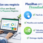Eu vou elaborar planilhas em Excel personalizadas.