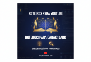 Eu vou fazer Roteiro Profissional para Canal Dark.