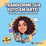 Eu vou transformar sua foto em uma caricatura divertida