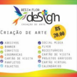 Eu vou fazer um design, logo, post e fotos pra seu negocio