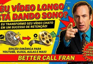 Eu vou Editar seu vídeo em 24h