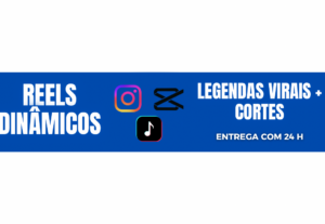 Eu vou Editar 1 vídeo Reels com legendas e cortes.
