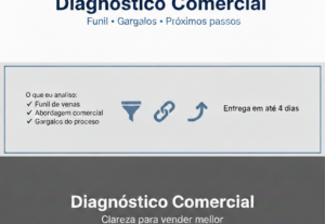 Eu vou organizar e otimizar seu processo de vendas.