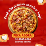 Eu vou fazer uma arte para sua pizzaria