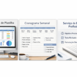 Eu vou organizar planilhas, financeiro, listas, controle